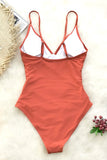 Maillot de bain une pièce drapé décolleté 10426