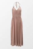 Robe Licou Taupe Talia