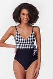 Maillot de bain une pièce vichy