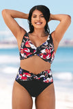 Patricia Floral Twist Plus Size Bikini Bottom