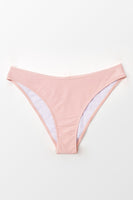 Bas de bikini taille basse rose