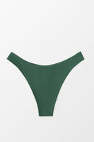 Bas de bikini taille basse vert