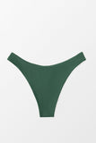 Bas de bikini taille basse vert