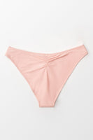 Bas de bikini taille basse rose