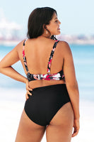 Patricia Floral Twist Plus Size Bikini Bottom