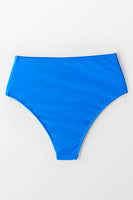 Bas de bikini taille moyenne bleu